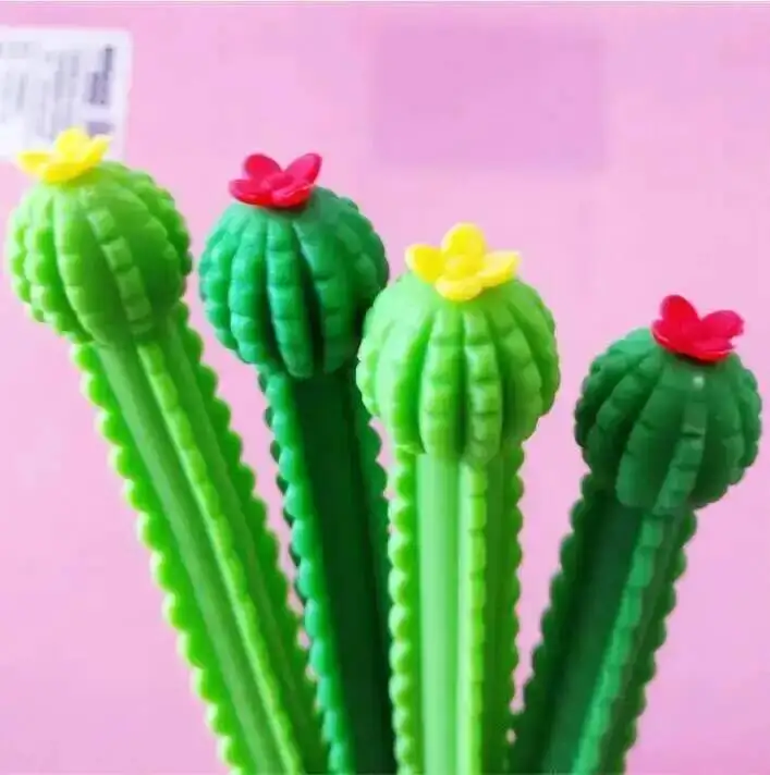 1 Stück Lytwtw's Cactus Gelstift Pflanzen Neutral Schule Bürobedarf Schreiben Schreibwaren Niedlich Kawaii Kreative Ziemlich Schöne Stifte – Detail 18