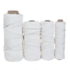 50-100 yards White Cotton Macrame Cord 1-4mm Crochet Threads for DIY Knitting Rope Bohemia Party Home Decor Sewing Accessories 6