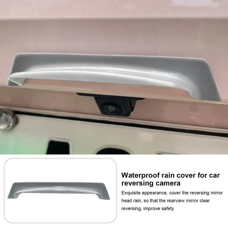 Car Camera Rain Shield Automobile Rear Camera Rain Shield Cover Car Reverse Camera Rain Shade Cover Outdoor Rainproof Waterproof Shield Exterior