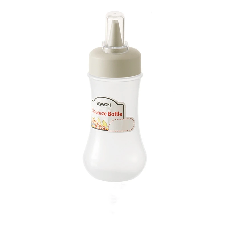 1Pc Squeeze Saus Fles, Lekvrije Hervulbare Kruiderij Container Voor Salade Ketchup Honing Jam, squeeze Saus Fles Oyster Sau