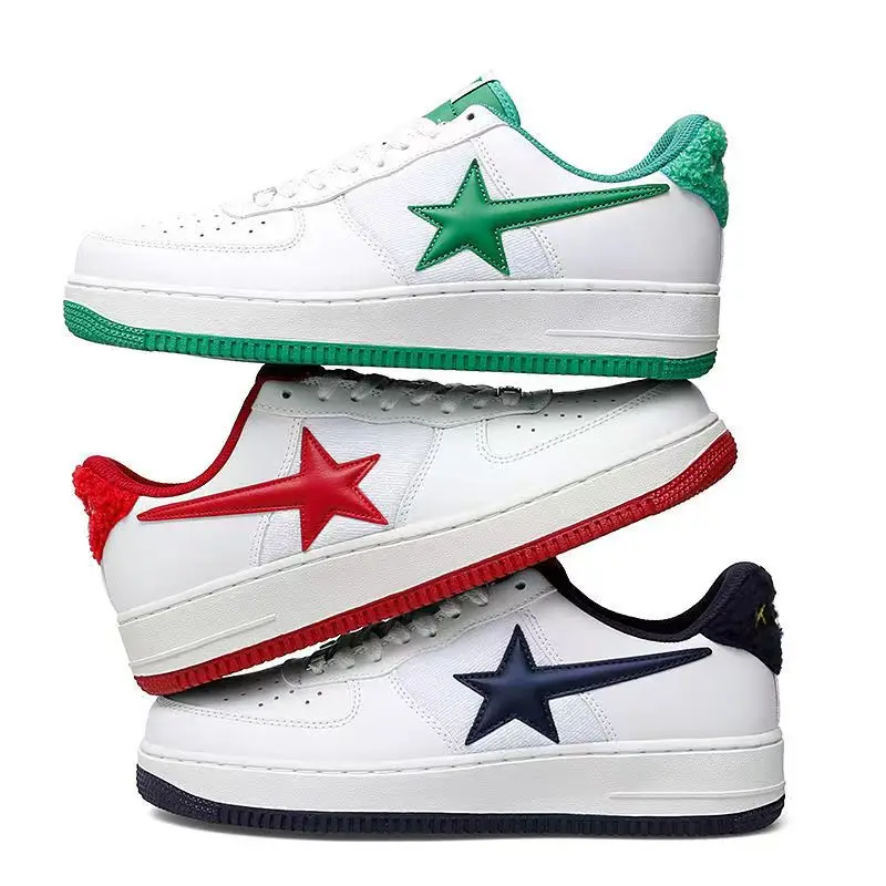 

Leather Men Shoes Sneakers Trend Casual Shoe Italian Breathable Leisure Male Sneakers Non-slip Footwear Men Vulcanized Shoes