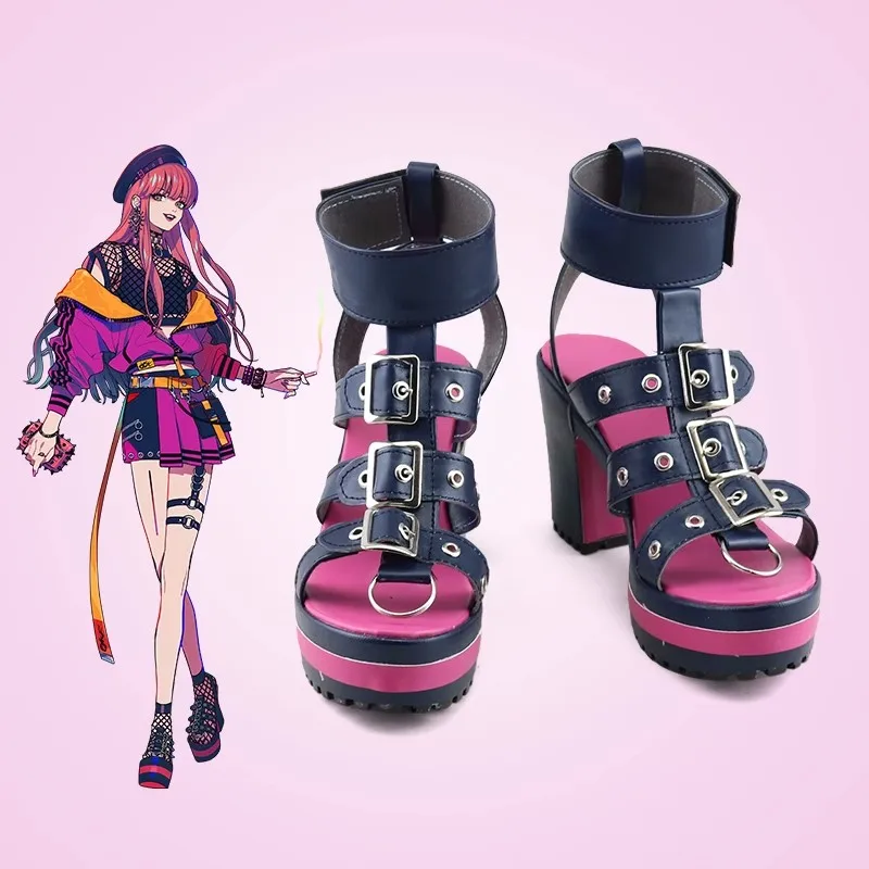 

Paradox Live Anne Faulkner BAE CV.96 High Heel Cosplay Shoes Boots Halloween Carnival Cosplay Costume Accessory