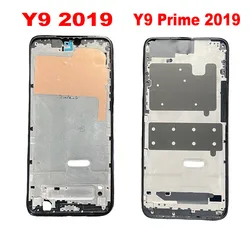For Huawei Y9 Prime 2019 Middle Frame Front Bezel Back Housing Case Mid Plate Redplacement