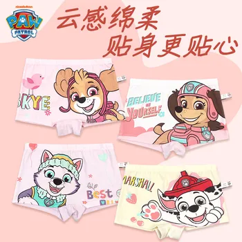 Genuino 4 pezzi design bambini ragazze mutandine di cotone morbido bel cartone animato mutande bambino biancheria intima per ragazze bambini boxer traspirante 1