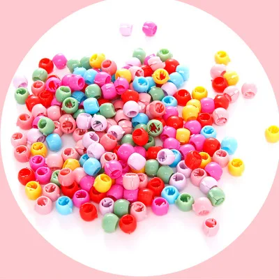 Hair Accessories Mini Buckle Candy Color Beads Hairpin Braide Hair Clip Claw Small Catch Clip Girl Barrette Headwear