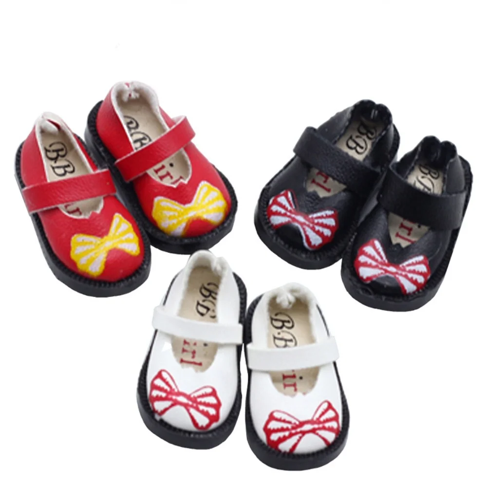 

3,2 см мини кожаная обувь Bjd для 1/6 1/8 BJD кукла Blyth Ob22 Ob24 девочка с бантом сандалии обувь миниатюрные игрушки одежда куклы аксессуары