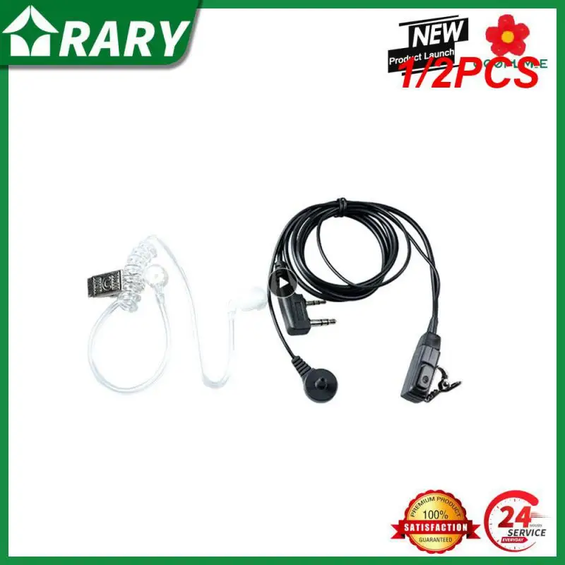 

1/2PCS Mic Earpiece Walkie Talkie Headset for Kenwood TK3107 For Baofeng UV-5R BF-888S GT-3TP GT-3 Portable Radio Walkie Talkie