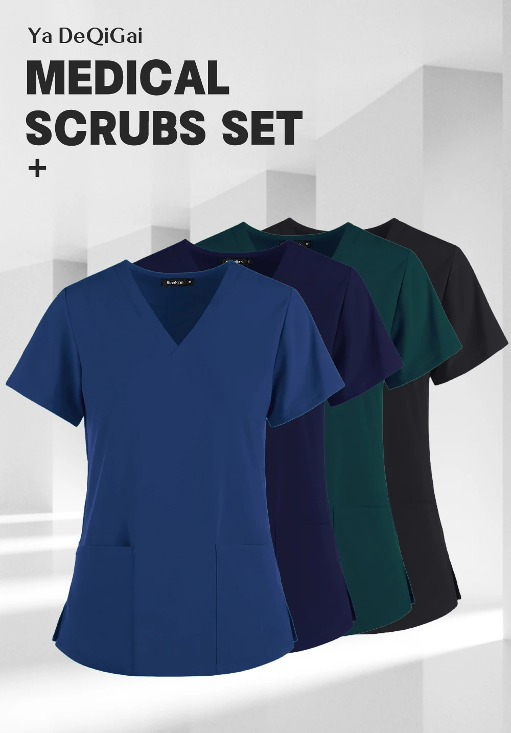 Wholesale Women Wear Scrub Suits Hospital Doctor Working Uniform Medical Surgical Multicolor Unisex Uniform nurse accessories