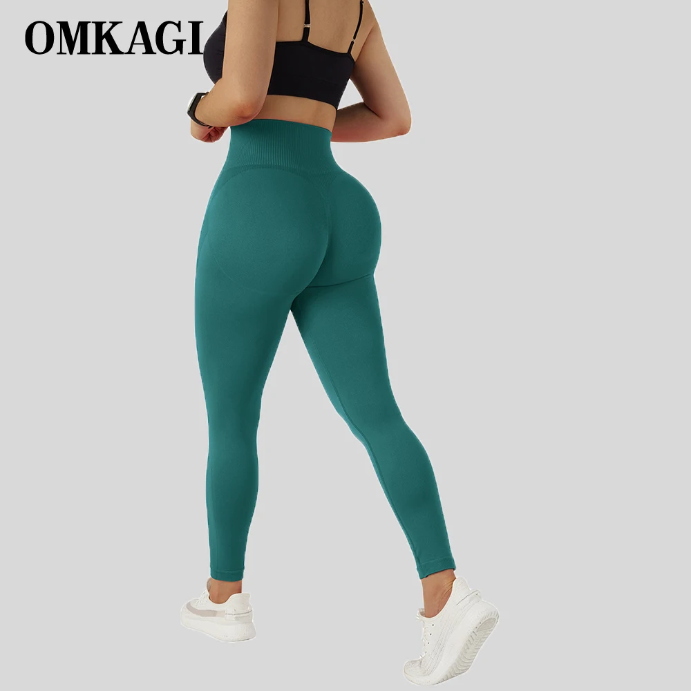 OMKAGI High Waist Seamless Leggings Push Up Leggins Sport Women Fitness  Running Yoga Pants Work Out Clothes Trousers Gym Tight - AliExpress