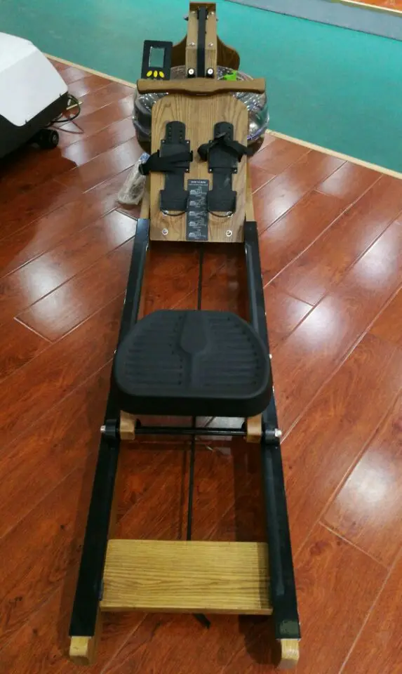 LAND FITNESS Wooden Water Rowing Machine Gym Equipment Rowing Machine Exercise Equipment LDE-09