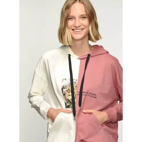 

Sweatshirt, Pink And White Sweatshirt Pink Sweatshirt Flowers Sweatshirt