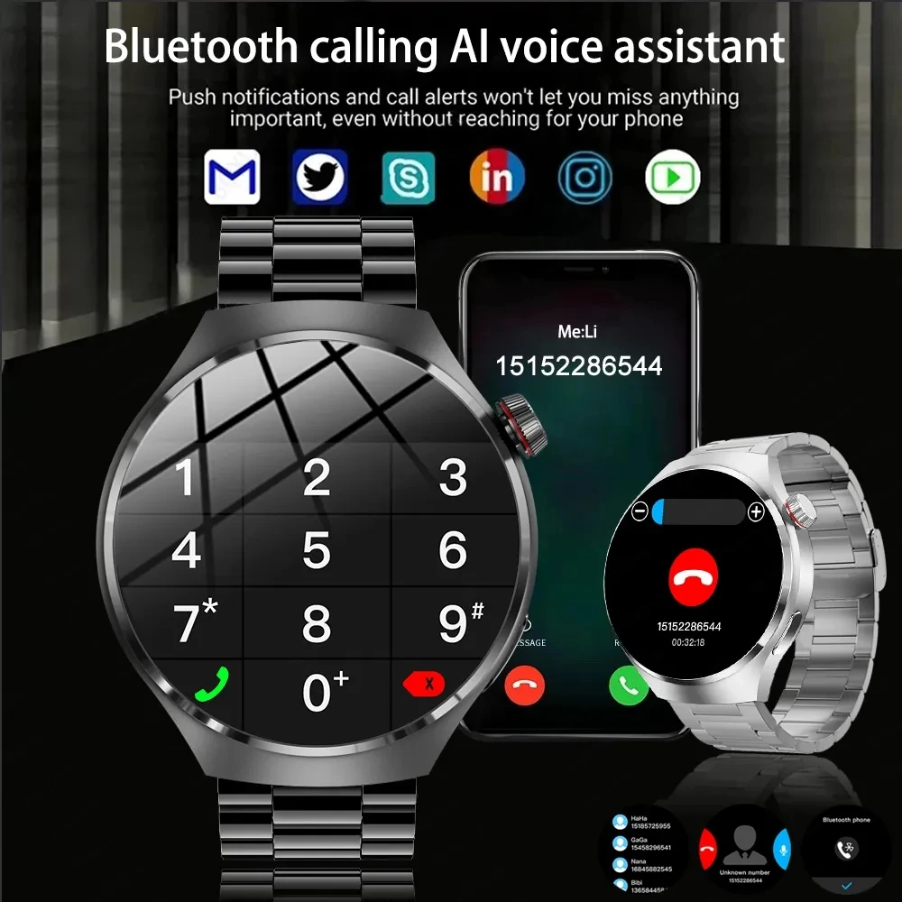 Smart Watch For Huawei WATCH 4 Pro Smart Watch Men AMOLED HD Screen Bluetooth Call GPS Trajectory NFC Health Monitor Smartwatch 2025