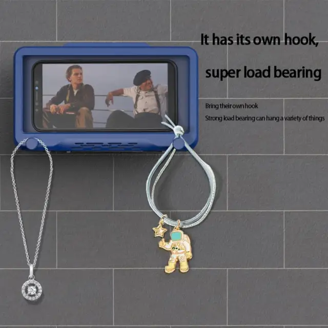 Falra Szerelt Érintőképernyős Mobiltelefon Tartó Fürdőszoba Lezárt Védő Borító Tároló Vízálló Doboz - Image 3