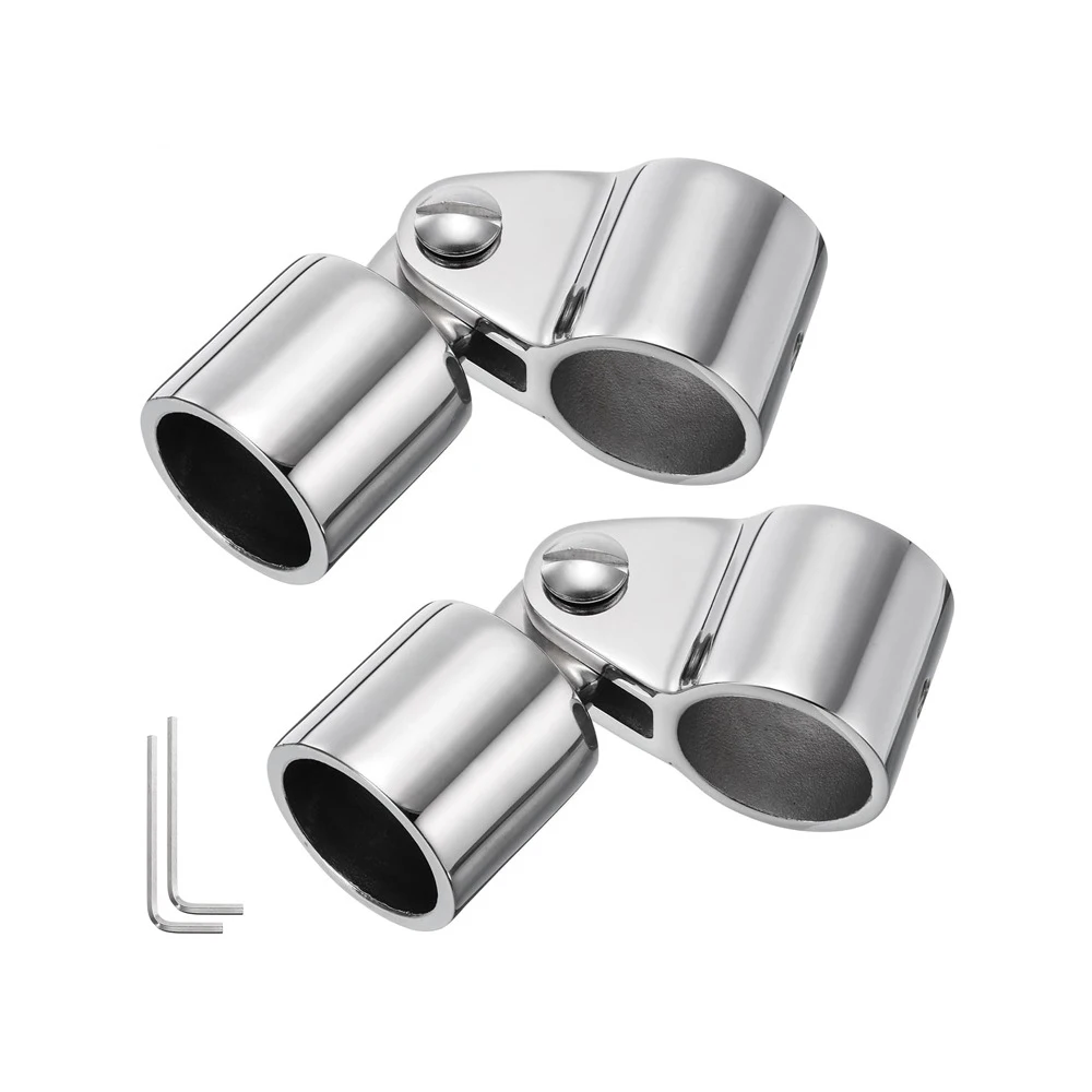 2 PCS MARINE BOAT BIMINI TOP CANOPY FITTINGS SS 316 TOP JAW SLIDE - Foto 12