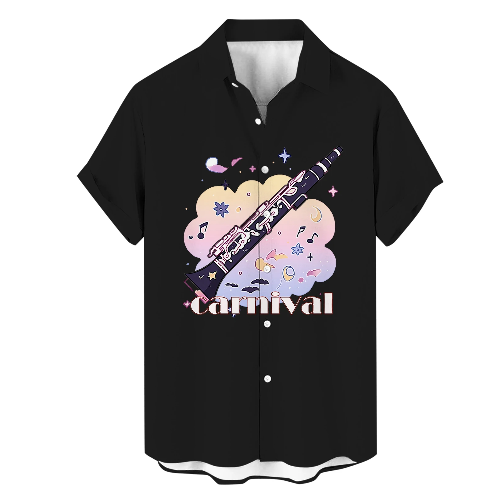 

Весенняя Свободная рубашка с коротким рукавом и принтом Carvinal для пар