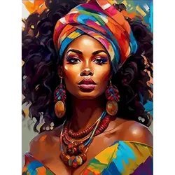 DIY Hand-Painted Abstract Figure Painting Kit for Adults - Personalized Gift Set (9966952)