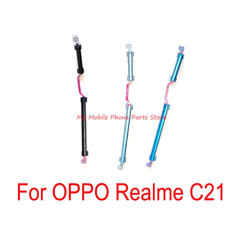 

Power Volume Side Button Key Power ON OFF Switch Side Buttons Key Spare Parts For OPPO Realme C21 Side Button Repair Parts
