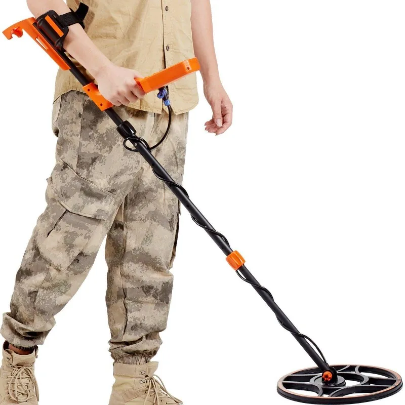 Professioneller Metalldetektor mit 30,5 cm Suchspule, wiederaufladbarer Detektor 99-127 cm, LCD-Display, wasserdicht IP68, 7 Modi – Detail 3