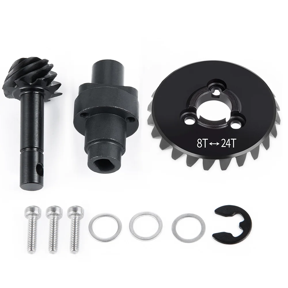 YEAHRUN ƿ ︮   ׽ ,  SCX10 II 90046 1/10 RC  ũѷ ڵ ׷̵ ǰ, 8T + 24T, 30T, 34T