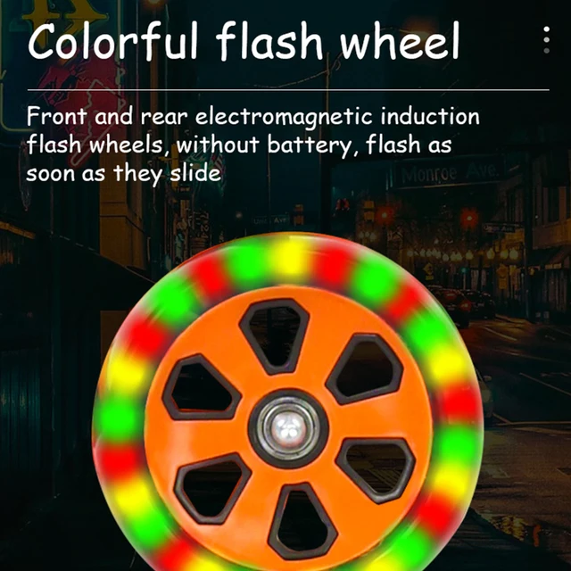 Scooter for Kids Double Wheel Scooter Folding Kick Scooter for Toddlers 2-18 Year with Adjustable Height Lightweight Scooter 4