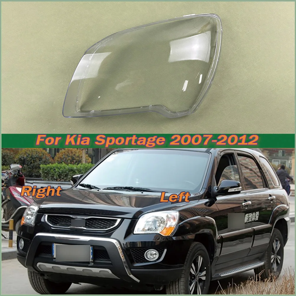 For Kia Sportage 2007-2012 Car Accessories Rear Taillight Shell Tail Lamp Cover Brake Lights Mask Replace The Original Lampshade