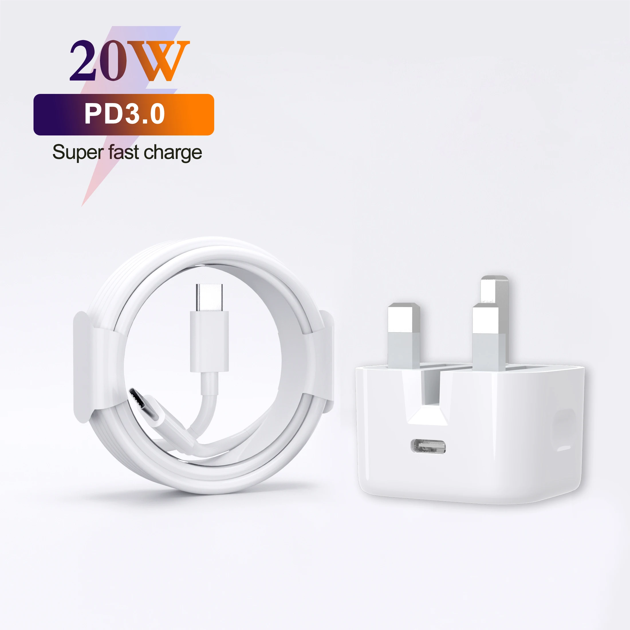 UK ÷ PD   USB C  ,  , 5V, 3A, 9V, 2.22, 5W, 12W, 20W , 100 