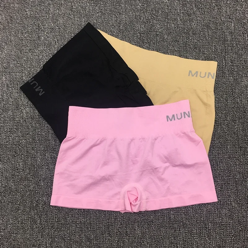 High Elastic Seamless Women Safety Short Pants Thin Tights for Women Safety Pants Under Shorts Legging Shorts Style Boxer