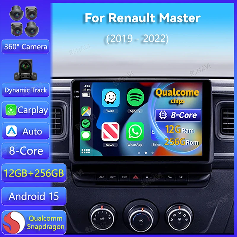 2 64G] SIXWIN Android 13 Autoradio für Renault Master/OPEL Movano