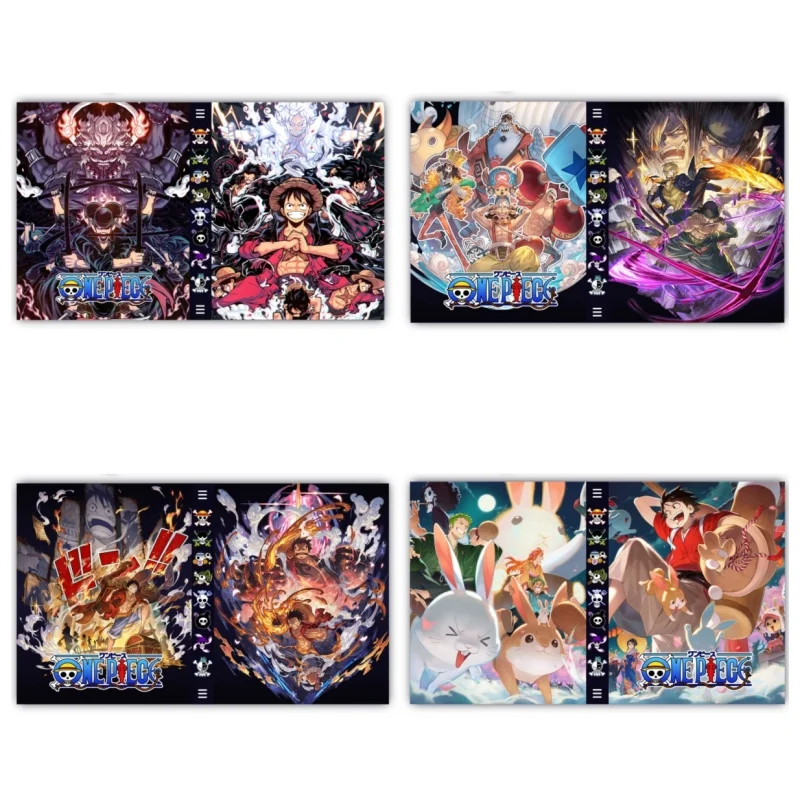 

240pcs A Copy ONE PIECE Animation Characters Luffy Tony Chopper Jinbe Burukku Card Book Classics Anime Collection Cards Toy Gift
