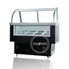 Ice Cream Display Freezer Commercial Mini Ice Cream Display Refrigerator Stainless Steel Cover Glass 3