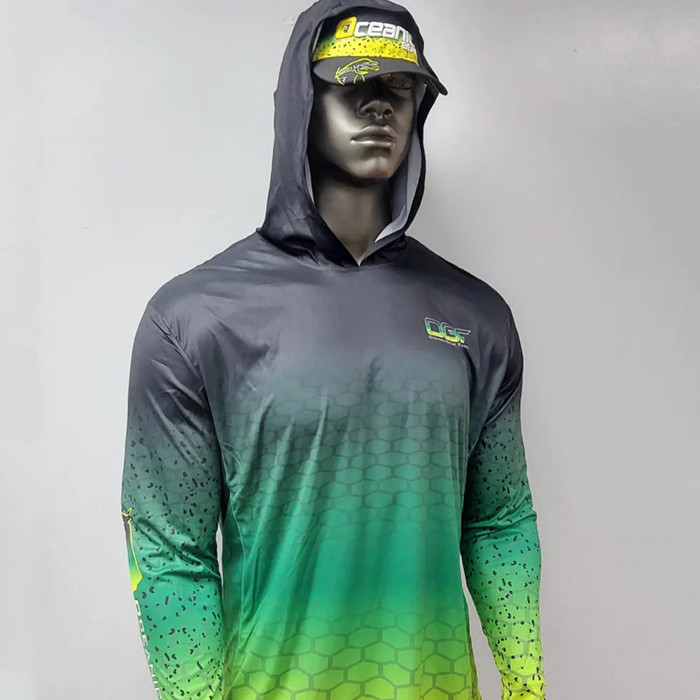 Long Sleeve Fishing Shirts Hood | Long Sleeve Hoodie Fishing Shirts - Men's  Fishing - Aliexpress