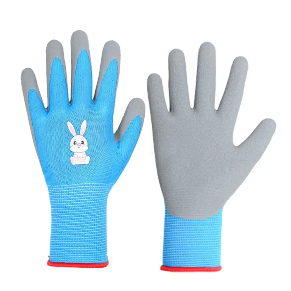 Non-Slip Kid Gardening Gloves Durable Breathable Animal Pattern