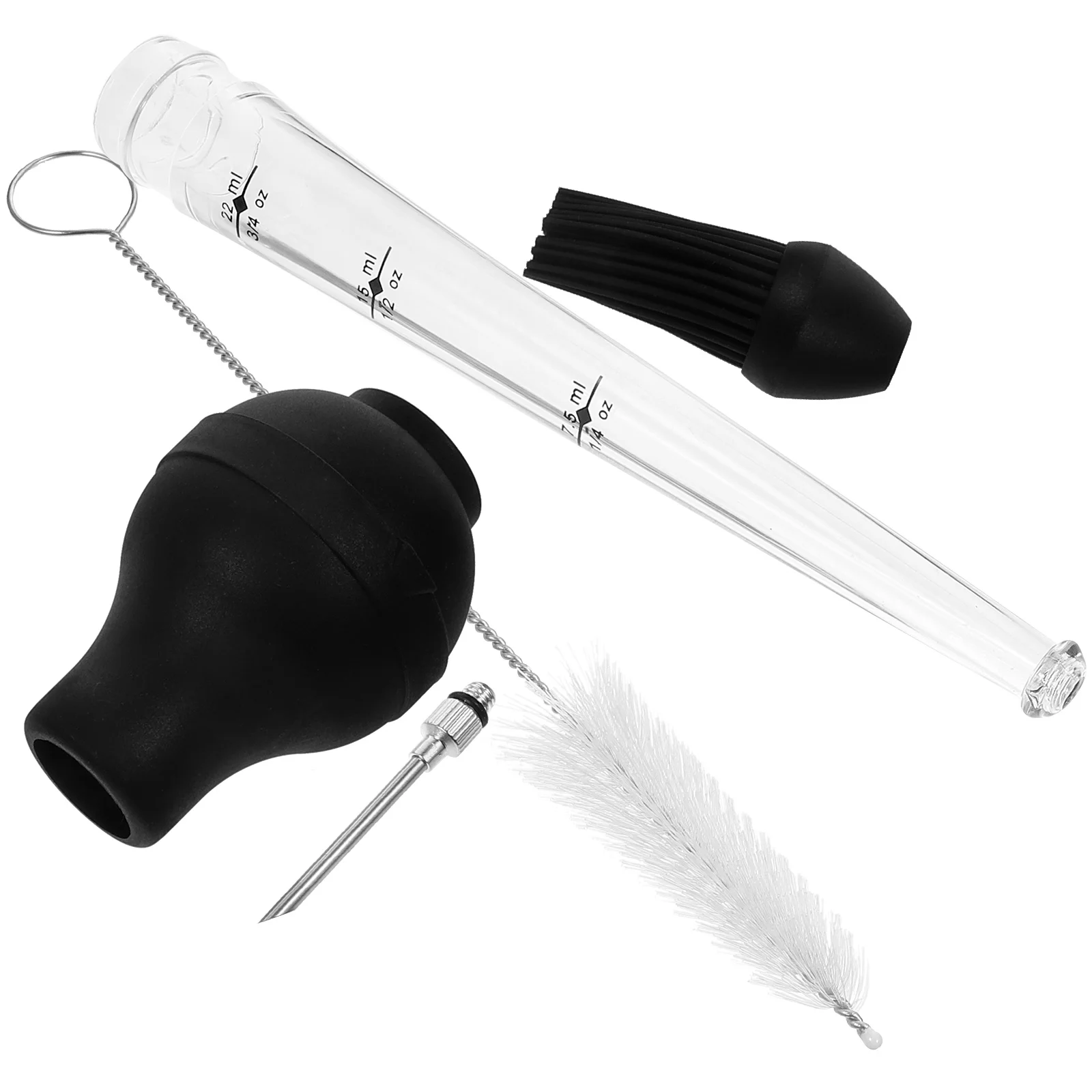 

1 Set Turkey Seasonings Injector Convenient Food Injector Kitchen Gadget Meat Needle Injector