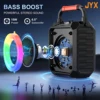 T17 Karaoke Machine Comes with 2 Wireless Karaoke Microphones, Portable Bluetooth Speaker Home Karaoke 0K System, with Rgb Colorful Lights 5