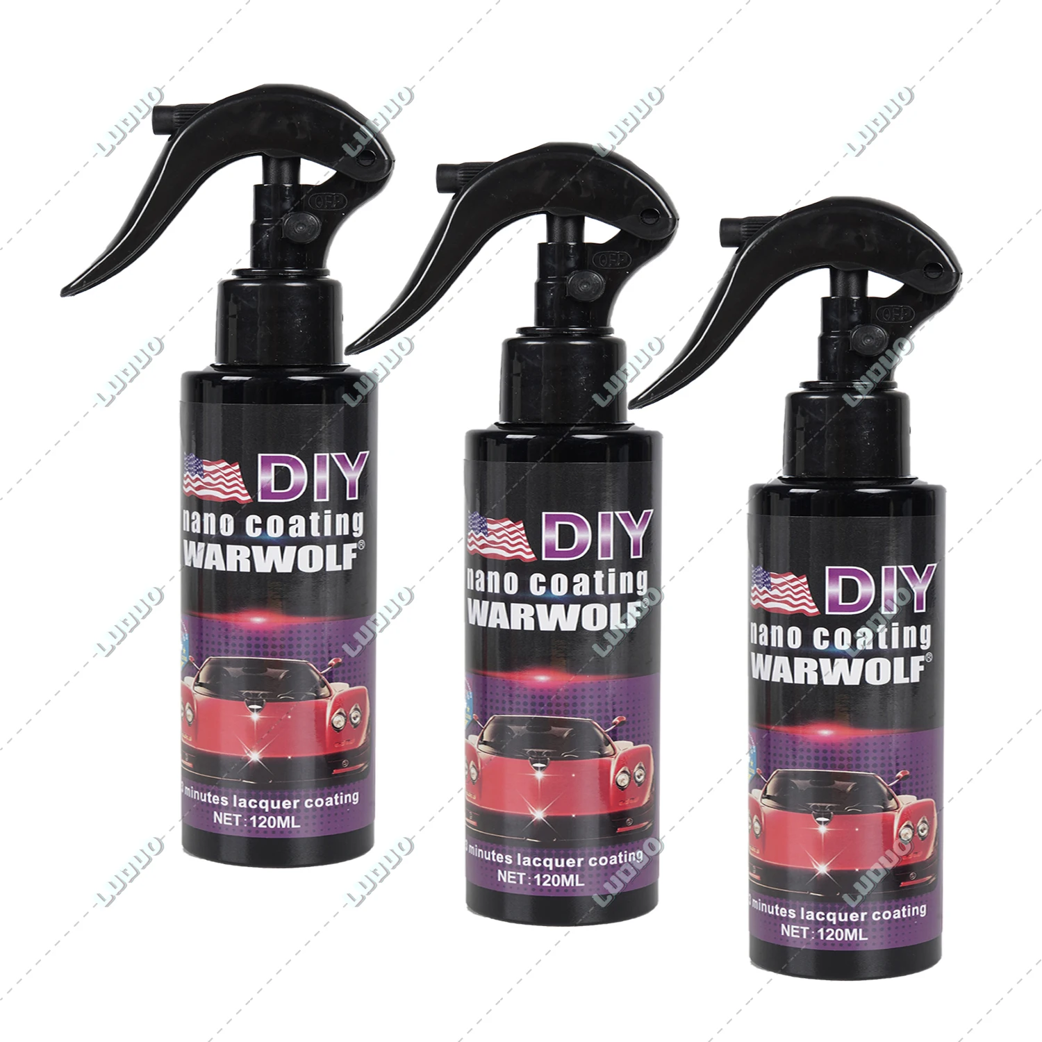 

3 in 1 High Protection Quick Coating Spray Clean Restore And Polish Car Repair Scuff Swirls Prevent Unwanted Scratches 120ML