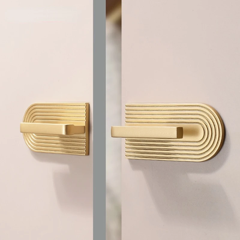 Modern Minimalist Monkey Shape Knob, Brass Monkey Gold Drawer Knobs Drawer Cabinet Door Wardrobe Locker Knob For Cabinet Drawer Gold 100mm
