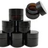 20Pcs Glass Jar Dark Storage Box Jars Face Cream Bottle Cosmetics Container Makeup Case Eye Creams Can Pot Smoking Accessories 6