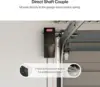 B6172H Wall Mount Smart Garage Door Opener, DC Motor Lifts up to 14ft high 850lbs, Black 4