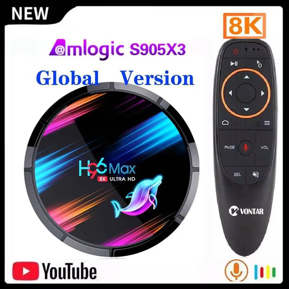 Superbox Tv Apph96 Max X3 8k Android Tv Box - Amlogic S905x3, 4gb Ram,  128gb Rom