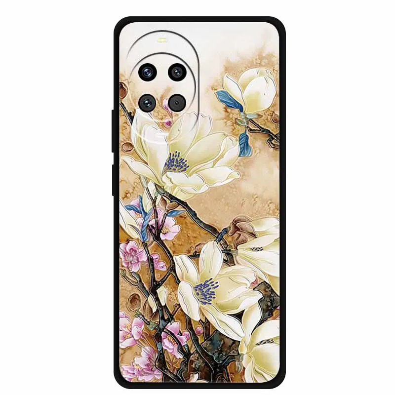 Floral Embossed 3D Relief Phone Case