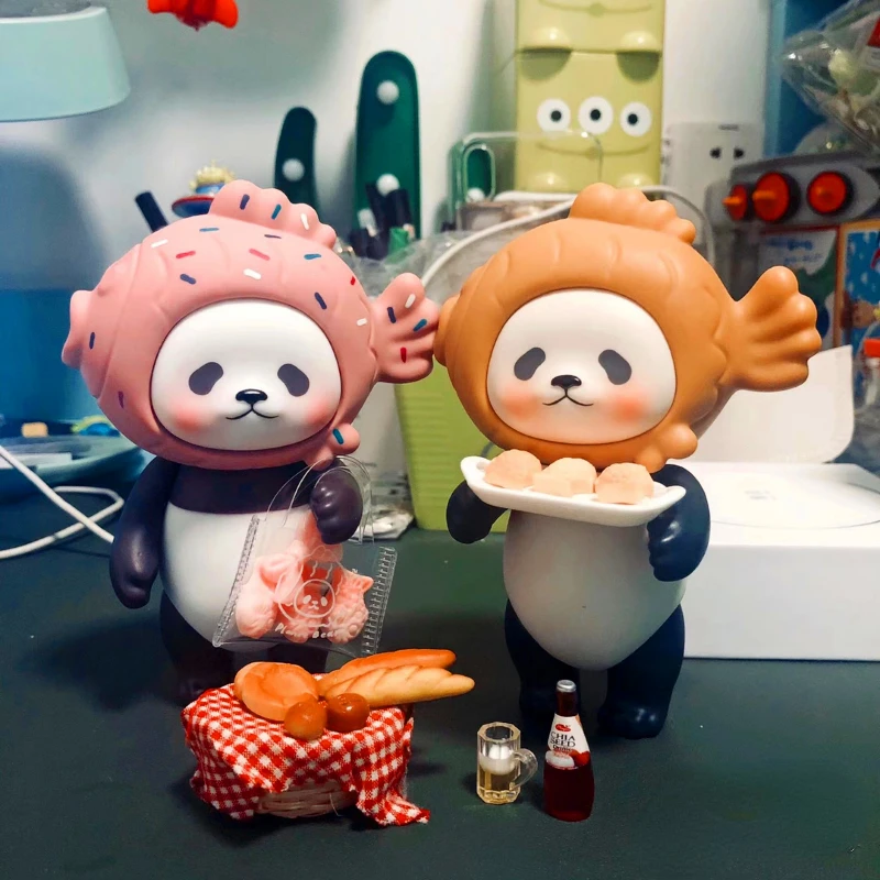 プラネットベアパニーピンクタイヤキパンダフィギュア,カワイ