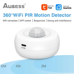 Tuya WiFi Light + PIR Motion Sensor Smart Home Infrared Passive Detector Security Burglar Alarm Sensor Remote Via SmartLife App