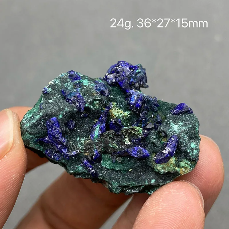 Natural beautiful Azurite and Malachite symbiotic mineral specimen crystal Stones and crystals Healing crystal