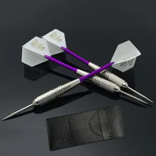 

22g 3pcs/set Tungsten Darts Set 22g Steel Tip+Shaft+Flight+leather Case Professional Darts 160mm/6.2in Color Optional