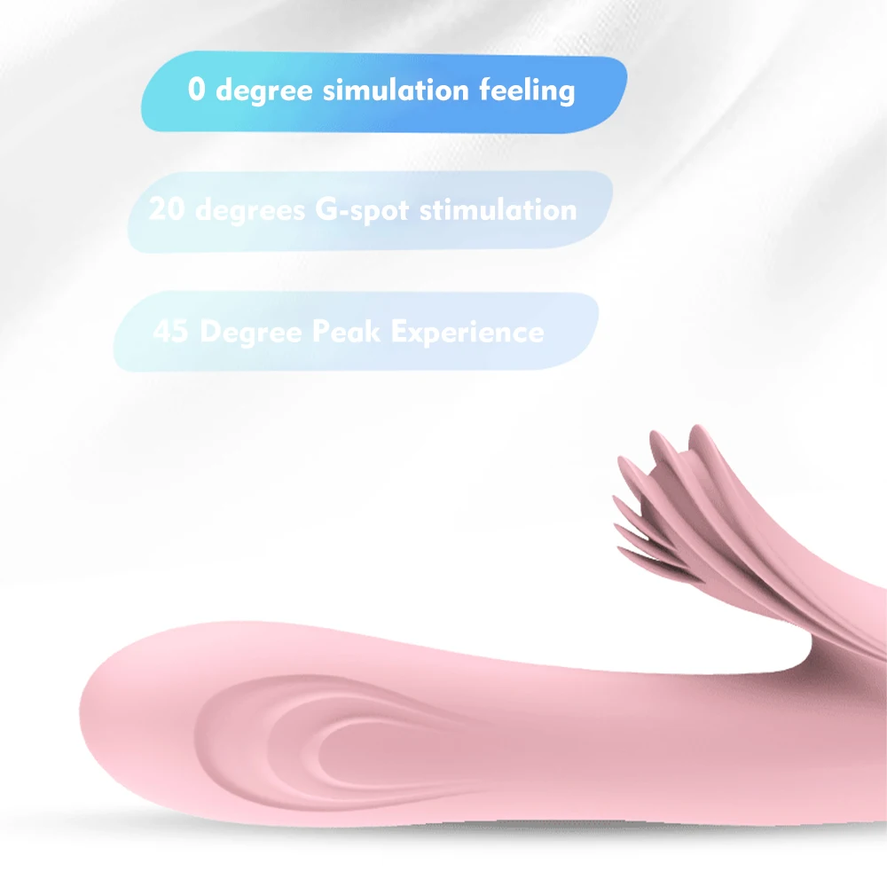 Laile Temperature Tongue Lick Stick for Women 41.2°C Variable Frequency Vibration Heating Massage Adult Sexual Masturbation Tool