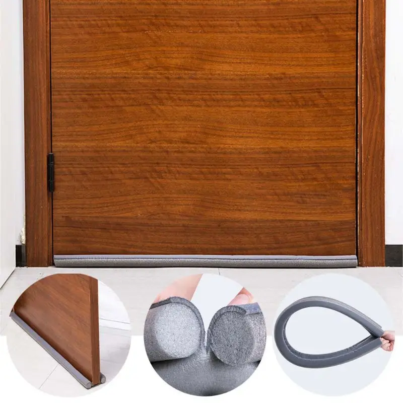 Soundproof Flexible Door Bottom Sealing Strip Dustproof Weatherstrip Guard Sealer Stopper Dropship