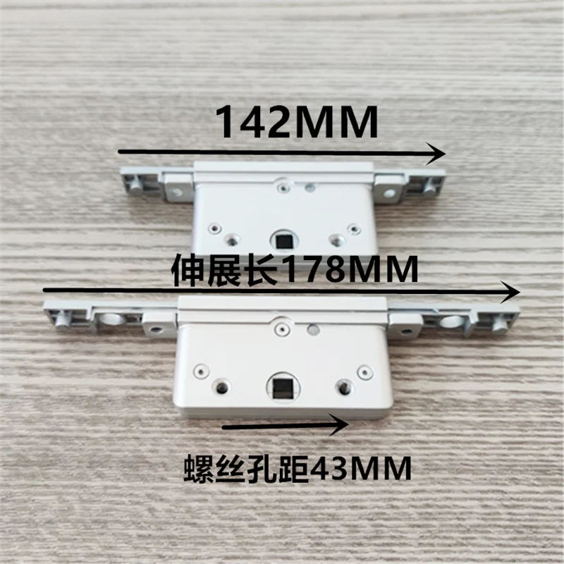 20 Slot Bidirectional Transmission Lock case Axle Broken Aluminum Alloy Casement Window Driver Square Shaft Handle Lock Box