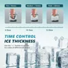 Ice Cube Maker Machine Countertop, 2 Ways to Add Water, 45Lbs/Day 24 Pcs Ready in 13 Mins, Self-Cleaning Portable Compac 4