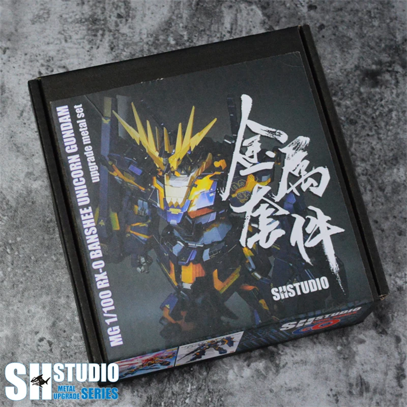 

SH Studio Detail-up Set For 1/100 MG Unicorn 02 Banshee Ver Ka Metal Modification For Mobile Suit Models Toys Metal \