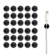 

30Pcs Cable Winder Cable Organizer Car Cable Clip Desk Storage Tidy Organizer Auto Wire Cord USB Charger Line Cord Holder Tool